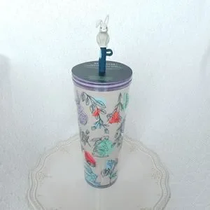 Starbucks Rabbit Topper Starbucks | Dining | Starbucks Spring 224 Easter 24 Oz Tumbler Silicone ...